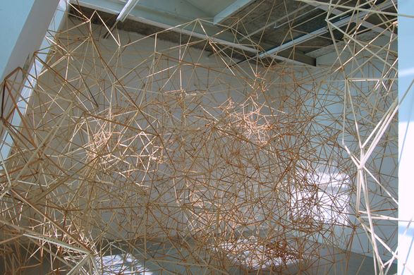 Simulated Growth, 2010, recycled timber, 19x19x13ft