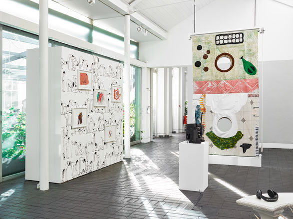 <I>Installation View at Jerwood Space.</I> Commissioned by Jerwood Charitable Foundation. Photo: Anna Arca