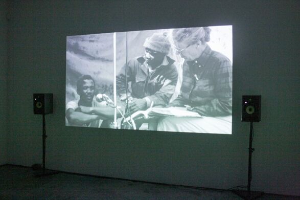 Che Applewhaite, Still of A New England Document at Cubitt Gallery, London, 2022 / Courtesy of Languid Hands