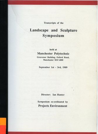 Transcripts of the Landscape and Sculpture Symposium-large