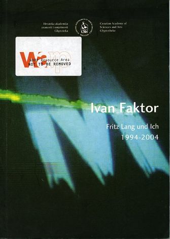 Ivan Faktor - Fritz Lang und Ich-large