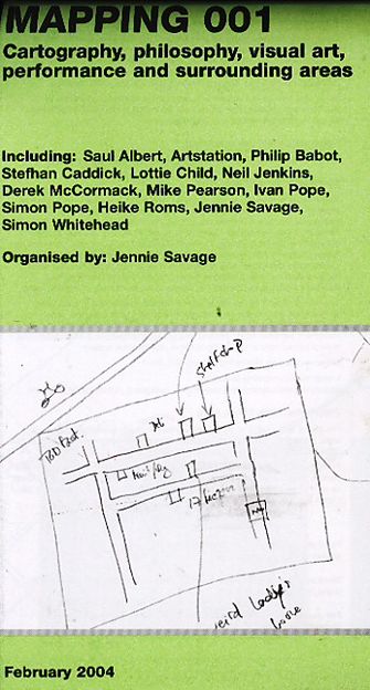 Mapping 001: Cartography, philosophy, visual art, performance and surrounding areas-large