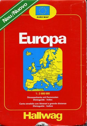 Europa Euro Map-large