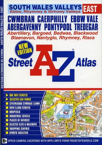 South Wales Valleys East A-Z Street Atlas-large