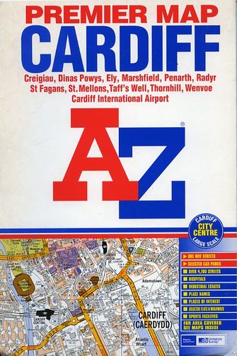 Premier Map Cardiff A-Z-large