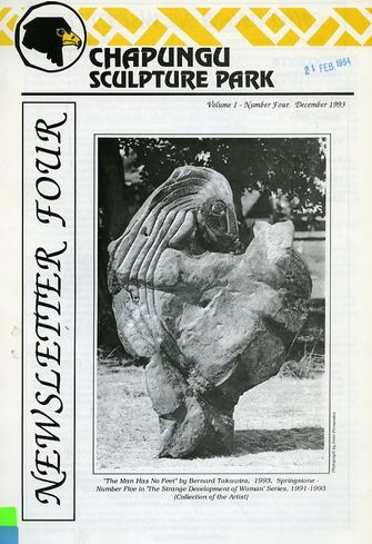 Chapungu Sculprure Park Newsletter Vol.1 No.4 December 1993-large