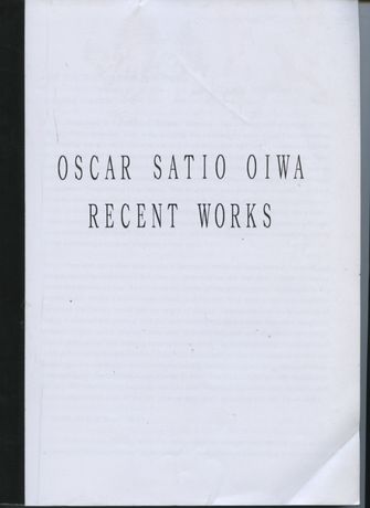 Oscar Satio Oiwa Recent Works-large