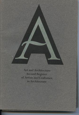 Art and Architecture Second Register of Artists and Craftsmen in Architecture-large