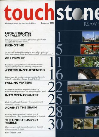 Touchstone: The magazine for Architecture in Wales-large