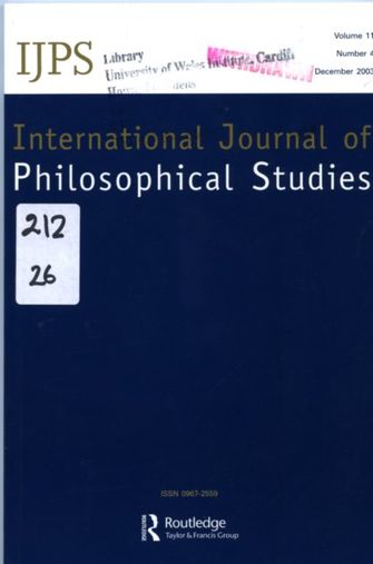 International Journal of Philosophical Studies-large