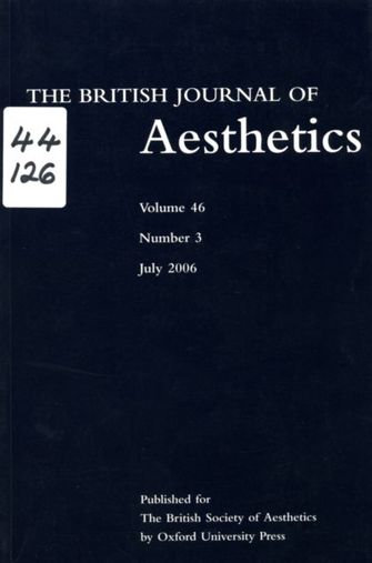 The British Journal of Aesthetics -large