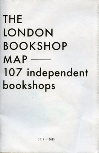 The London Bookshop Map: 107 independent bookshops-large