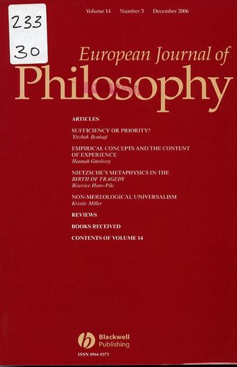 European Journal of Philosophy Vol 14 No 3-large