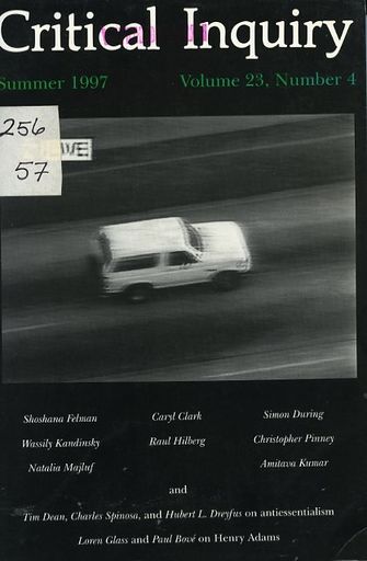 Critical Inquiry vol. 23 no. 4-large