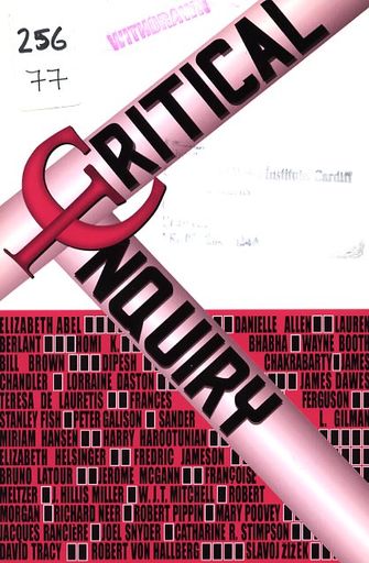 Critical Inquiry vol. 30 no. 2-large