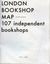 The London Bookshop Map: 107 independent bookshops-thumb